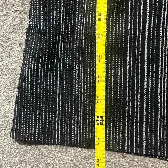 Athleta Arrival Maxi Dress Women XL Amara Stripe Black White Pockets Athleisure - Picture 6 of 14